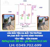 Lần Đầu Tiên Ra Mắt Thị Trường 104,6m2 Đất Tại Hoà Bình Thượng – Tân Tiến - Ảnh chính